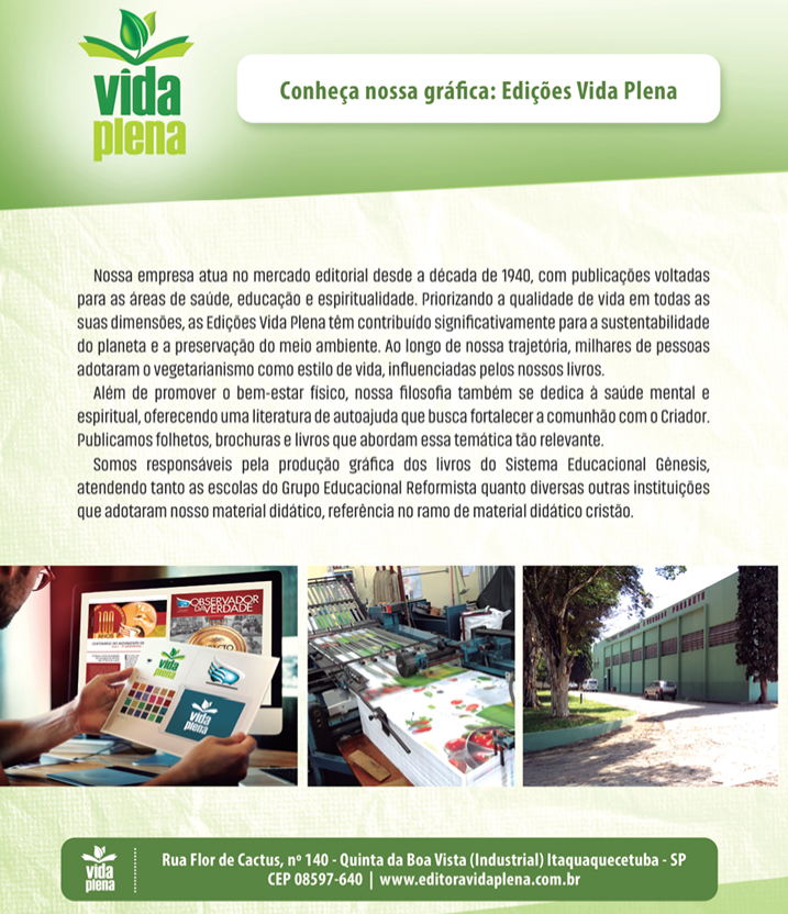 Apresentação institucional das Edições Vida Plena